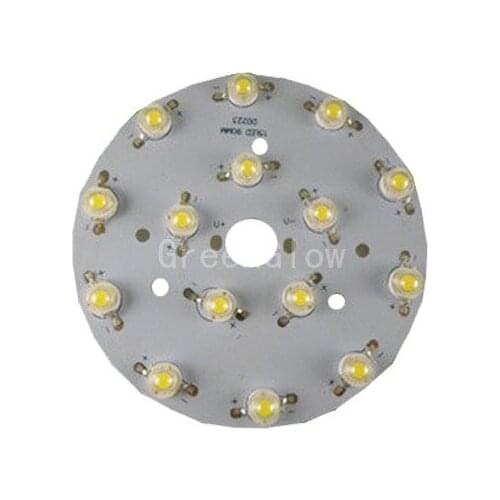 100X High lumen 15W led lamp beads with PCB 15W high power led light board from factory direct supply free shipping