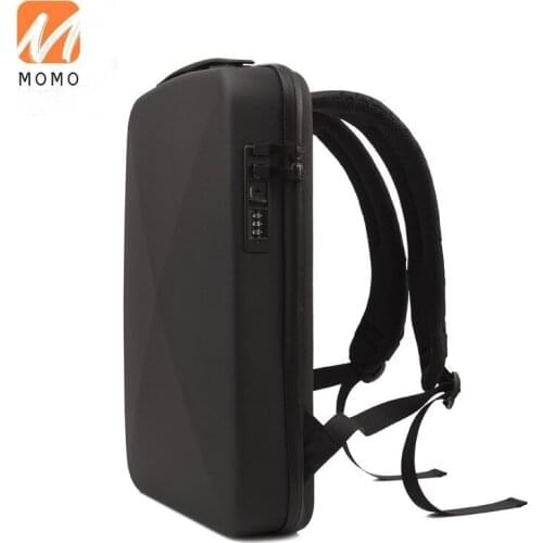 14 inch laptop bobby antitheft coded lock anti theft hard shell molded daypack bagpack 3d eva backpack