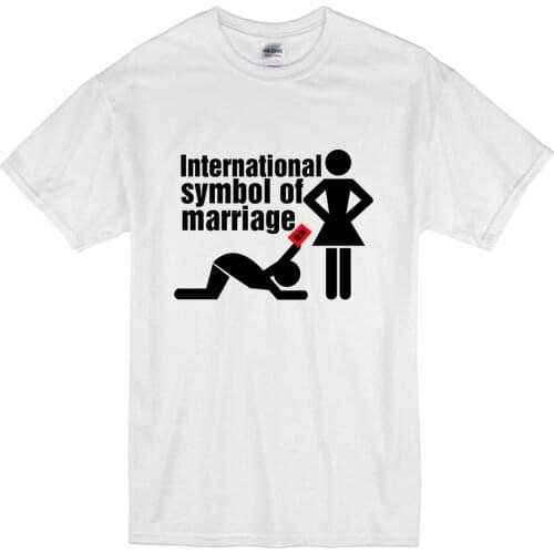 2019 Summer Fashion Men O-Neck T Shirt International Symbol For Marriage Money Credit Card T Shirt Tshirt Mens Womens G