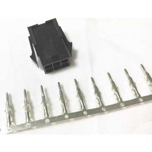 60X ATX/EPS PCI-E GPU 5557 6pin 6PIN female male Connector Housing Plastic Shell fo PC computer graphics card +560 5559 terminal