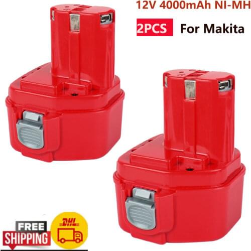 TURPOW 12V 4000mAh NI-MH Replacement Battery For Makita PA12 1220 1233 1222 1223 1235 6270D 6271D 6317D 6227D Power Tools