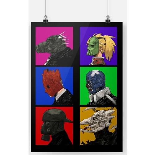 Dorohedoro anime Kaiman Q hayashida kaiman kai aikawa anime Canvas painting decor wall art pictures bedroom study prints poster