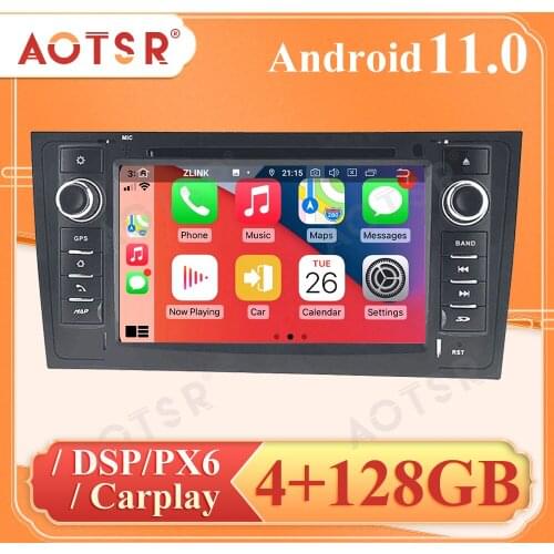 Android 11.0 Car DVD For AUDI A6 1997-2004 Auto Audio Stereo Recorder Stereo GPS navigation Rotate screen