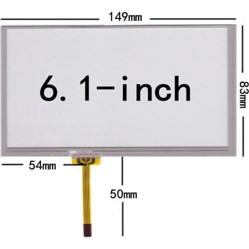 Free shipping 6.1 inch touch screen Caska Huayang cable Ling 149 * 83 / A061VW01 V0 / CLAA061LA0ACW