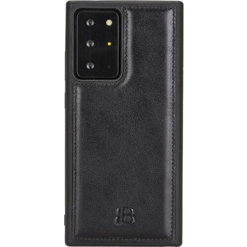 Burkley FXC Leather Phone Case Samsung Note 20 Ultra RST1 Black Back Cover