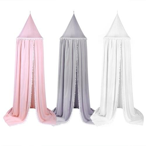 Cotton Baby Canopy Mosquito Net Anti Mosquito Princess Bed Canopy Girls Room Decoration Bed Canopy Pest Control Reject Net