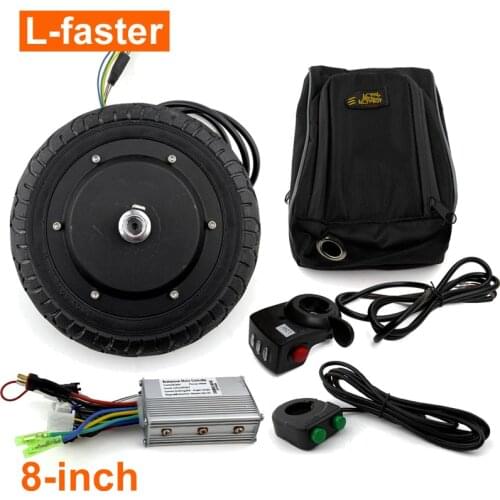 36V 350W ELECTRIC SCOOTER CONVERSION KIT 8 INCH BRUSHLESS HUB MOTOR KIT FOR KICKSCOOTER DIY ELECTRIC TRIKKE SPEED CAN BE 30KM/H