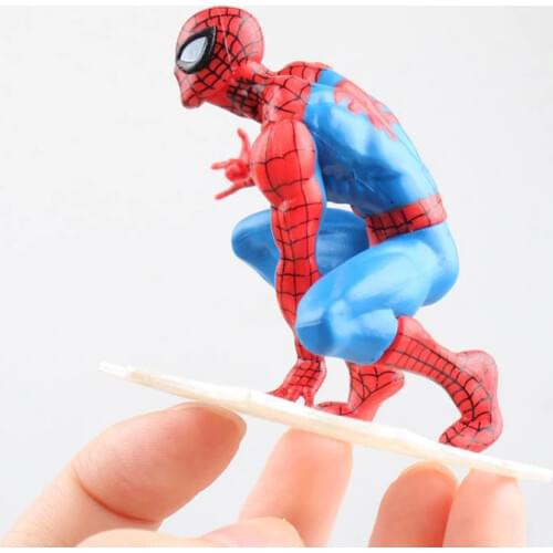 Tiny Cute Marvel Avengers Spiderman Action Figure Toys