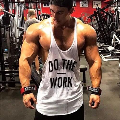 Brand Gym Clothing Cotton muscle tank tops bodybuilding fitness men workout vest men fitness Sleeveless shirt men tops