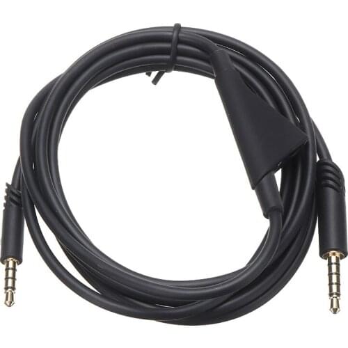 Newest 2M Earphone Audio Cable Volume Control for Astro A10 A40 Gaming Headset 3.5mm to 3.5mm Stereo Replacement Headphone Cord