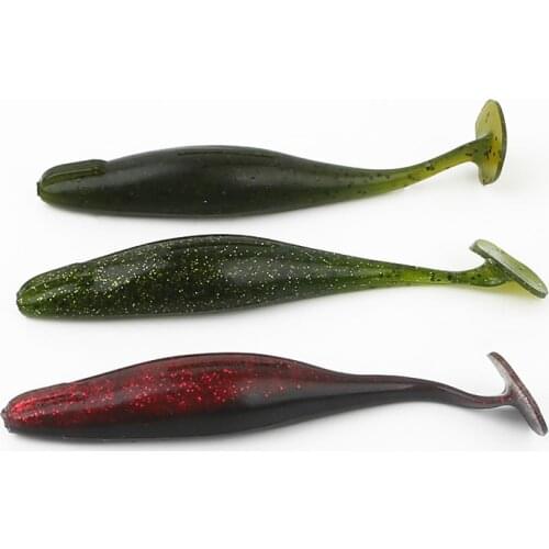 3Pcs Silicone Bait 116mm/15.5g Wobblers Jigging Lures Bionic Soft Worm Crankbait Artificial Bass Tackle Leurre Souple