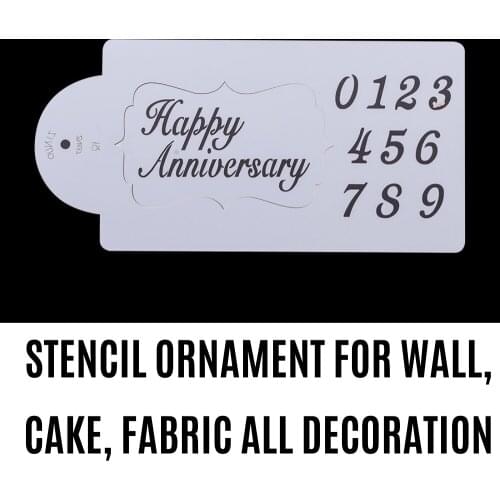 Cake Decoration Template - Stencil