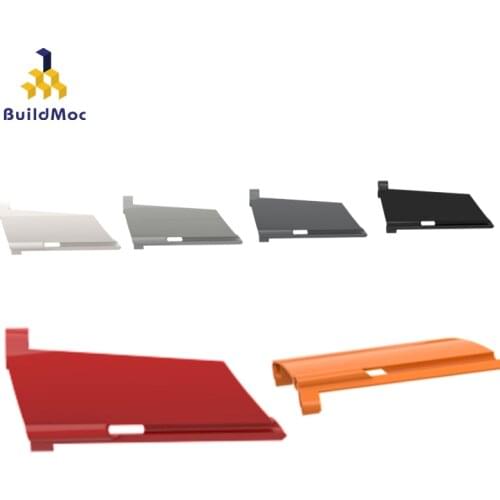 BuildMOC Assembles Particles 44351 12 unit 3D panel left Building Blocks Parts DIY electric Educational