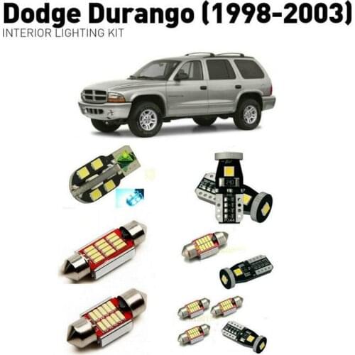 Led interior lights For Dodge durango 1998-2003 14pc Led Lights For Cars lighting kit automotive bulbs Canbus