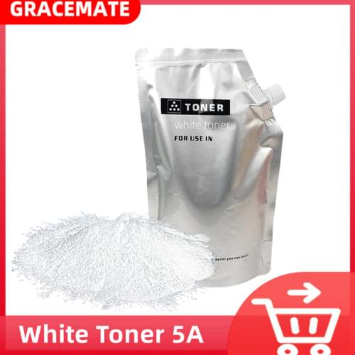 GraceMate 5AA White Toner Cartridge Powder Refill Compatible for OKI C610 C610dn C610cdn C 610 Laser Printer Refill Toner