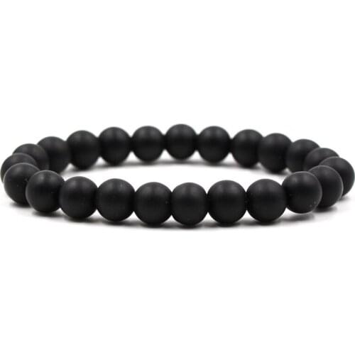 Green Purpel Lava Natural Stone Beads Bracelets For Women Vintage Design Volcanic Rock Strand Bracelet Men Jewelry New 2019