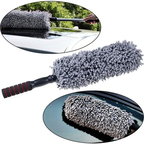 Microfiber Car Duster Brush Car Care Polishing Towels