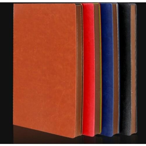 A5 A6 B5 custom printed Diary PU Leather Notepad Office Business Affairs Small Notebook Customized Logo daily schedule organizer