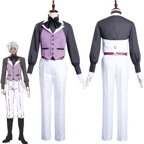 The Case Study of Vanitas Noé Archiviste Cosplay Costume Outfit Halloween Carnival Suit
