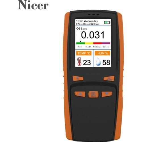 Gas Detector Ozone Analyzer Concentration Tester Portable Ozone Meter O3 Quick Detection Tester Intelligent Sensor Ozone Meter