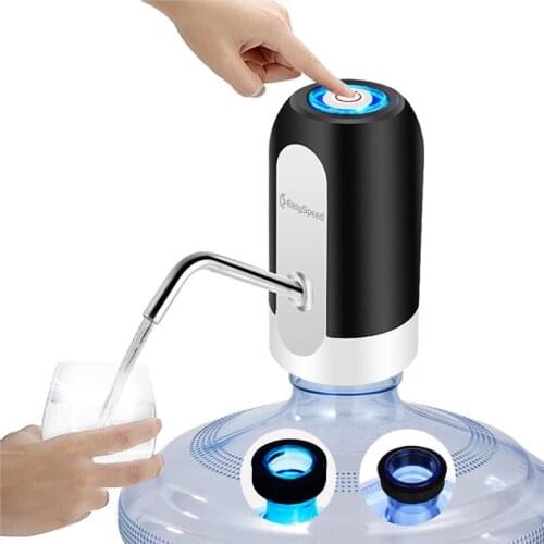 EASYSPEED water dispenser with light, water pump, portable electric, with adapters for garrafas and bottles of 5,8,10,13