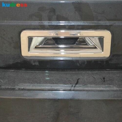 For Ford Edge 2011 2012 2013 ABS Chrome Rear Trunk Door Handle Cover Trim Tailgate Door Handle Frame Car Styling Accessories