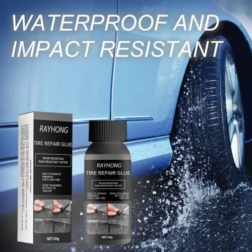 30g Tyre Repair Glue Adhesive Quick Repair Water Protective Tire Repair Tool For Car Electric Motorcycle Bicycle Friendly
