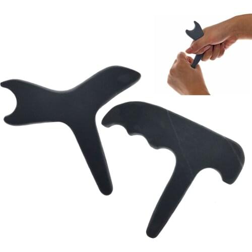 Natural Stone Meteorite Massage Cone Needle Reflexology Massage Tool Body Massage Foot Shoulder Back Neck Point Stick Tools