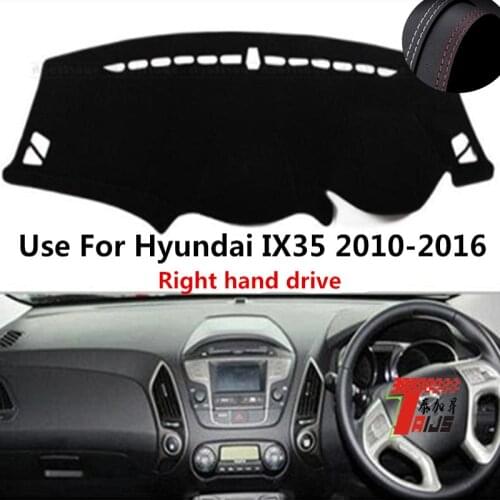 TAIJS Factory Casual Leather Car Dashboard Cover For Hyundai IX35 2010 2011 2012 2013 2014 2015 2016 Right hand drive