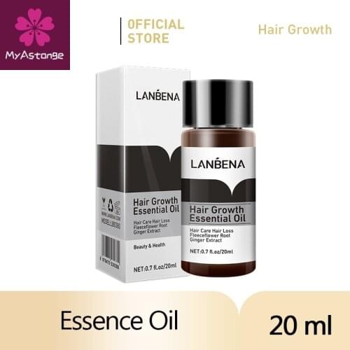 LANBENA Fast Powerful Hair Growth Essence Products Essential Oil Liquid Treatment Preventing Hair Loss Hair Care Andrea 20ml