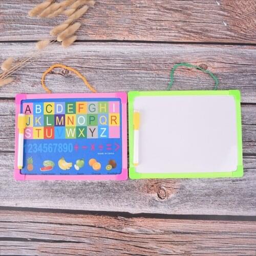 Whiteboard Dry Wipe Board Mini Drawing Whiteboard Small Hanging Board With Marker Pen for Childern Study Gifts