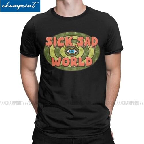 Men This Sick Sad World T Shirts Beavis and Butthead 90s Funny Music Cartoon BB Clothing Vintage Tee Shirt Plus Size T-Shirt