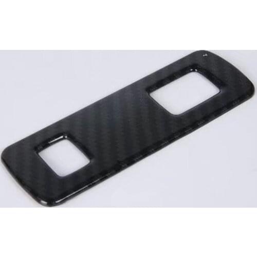 For Volvo XC60 XC 60 2018-2020 SUV Carbon Fiber Head Light Lamp Switch Button Cover Trim Sticker Inner Accessories Car Styling