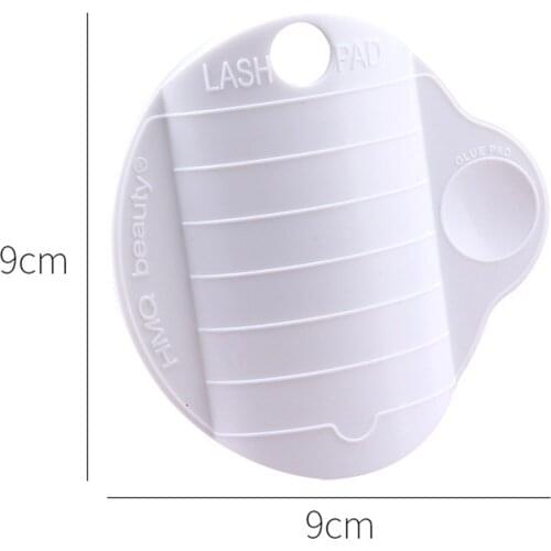 Professional Eyelash Extension Hand Plate Tray with Wrist Strap Plastic