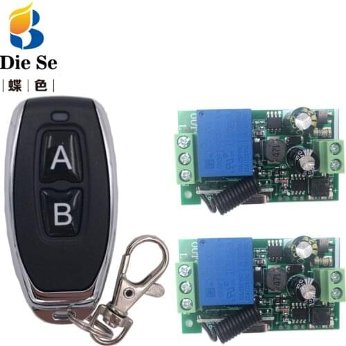 Remote Control 433Mhz 85~250V 1CH rf Switch Relay Receiver and Transmitter for Garage Remote Control and Remote Light Switch
