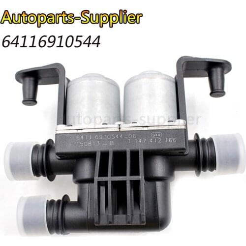 Heater Control Water Valve 64116910544 1147412166 for BMW X5 E53 E70 F15 X6 E71 64 11 6 910 544