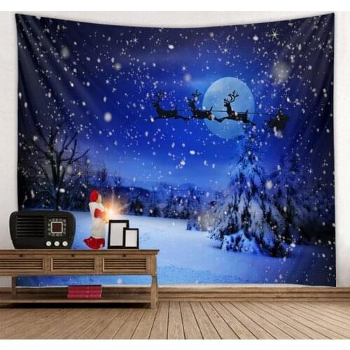Christmas tapestry home decoration Christmas art wall hanging tapestry wall decoration Christmas wall hanging decoration