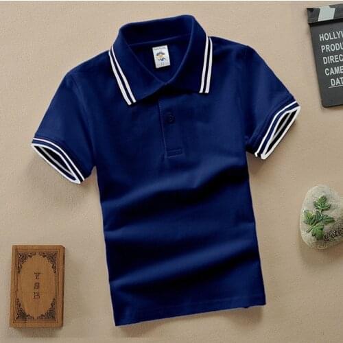 Jargazol Toddler Kids Camisa Polo Summer Short Sleeve Tops Baby Boy Polo Shirt Cartoon Embroidery Girls Costume Children Outfits