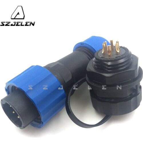 SD16TP-ZM , 6 pin waterproof connector, aviation connector plug socket , LED waterproof 6 pins power connector