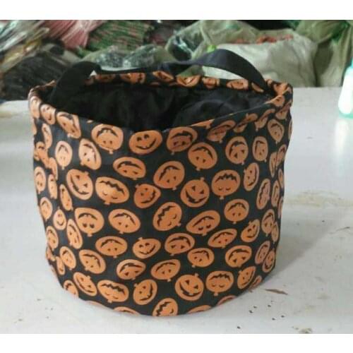 Halloween Bucket Gift Girls Boys Child Candy Bag Halloween Handbag Spirit Festival Storage Basket Party Supplies SN1971