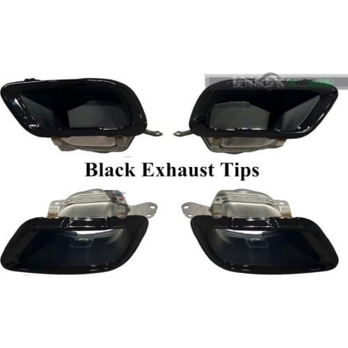 2019-IN X5 G05, X6 G06, X7 G07 Black 304 Stainless Steel Exhaust Pipes Muffler Tips For B-mw g05 g06 g07 End Tail throat tails