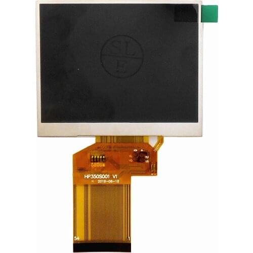 3.5 inch IPS LCD TFT full-view HD screen 54PIN ST7272A 320*240 plug-in industrial display HP350S001