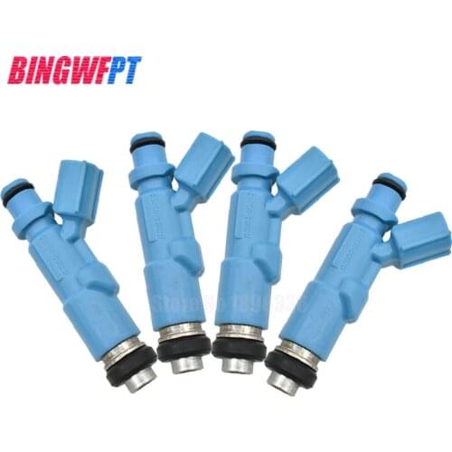 4 x Flow Matched high quality Fuel Injectors nozzle injection 23250-23020 2325023020 For Yaris Vitz Verso Prius 23209-29015