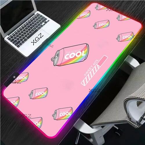 XGZ Kawaii Mouse Pad Pink Girl Heart Cool Gamer Notebook Gaming Accessories Office Gaming Desk Keyboard Carpet Mat Mousepad XXL