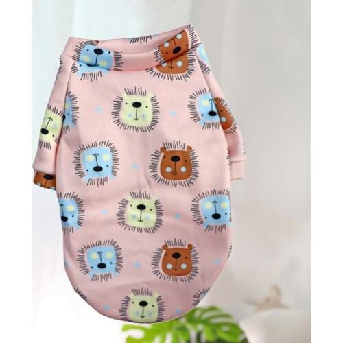 Easy-wearing Stylish Warm Dogs Short Sleeve Tops Clothing Two-leg Pet Sweater Round Neck for Daily Life