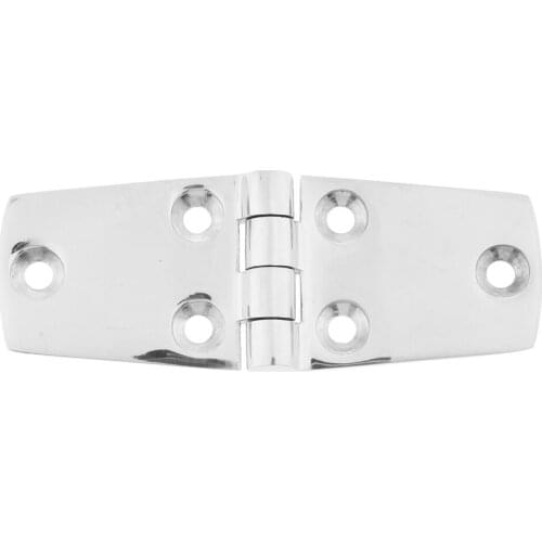 Boat Marine Grade 316 Stainless Steel Flush Door Hinges 4" x 1.5" x 0.16'' Deck Hardware Strap Hinge