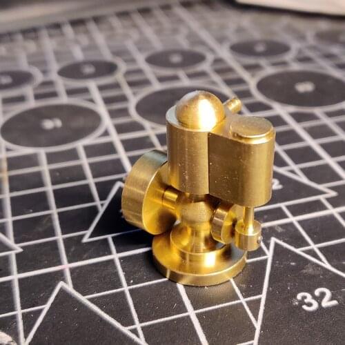 Brass Steam Engine model boiler micro Engine model Steam propulsion Live SteamEngine