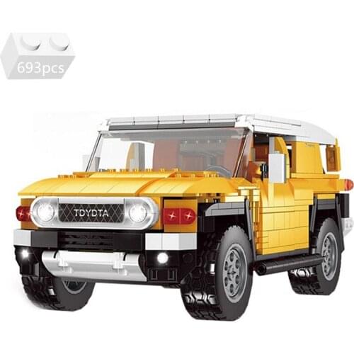 NEW High-Tech Off-Road SUV Car FJ Land Cruiser Building Blocks Kit Bricks Creator MOC Vehicle Classic Model DIY Kids Toys Gifts