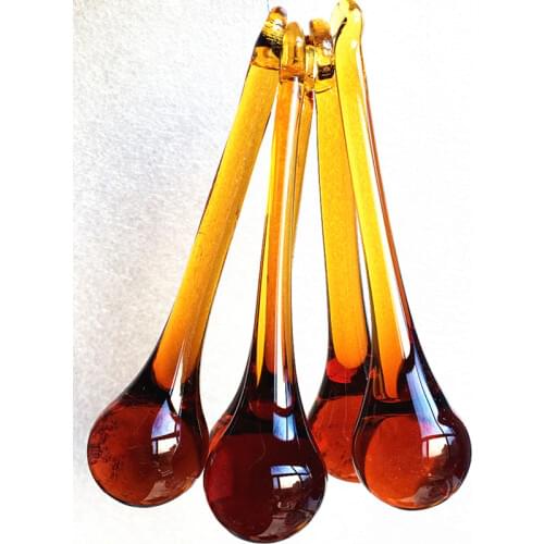 6pcs 20x80mm Chandelier Ceiling Lamp Lighting Light Hanging Drop Pendant Crystal DIY Living Bed Room home Decor+Free Jump Rings