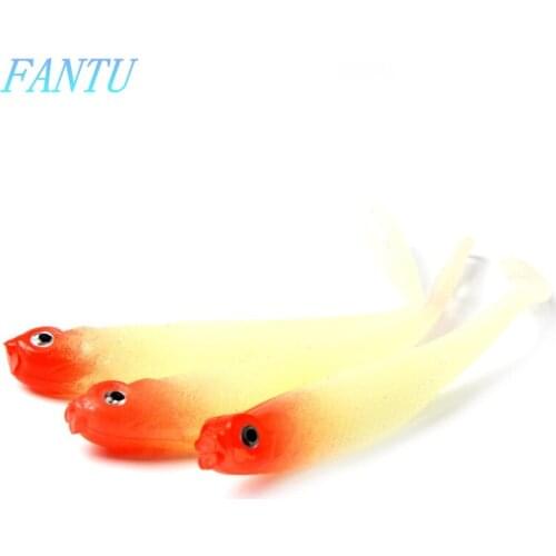 FANTU Fishing Lure 2018 Artificial Fishing Lures Leurre Peche 2.5g/8CM Soft Plasic Lures Fishing Accessories